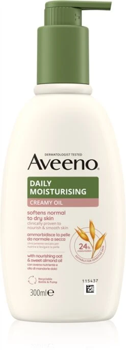 Aveeno Daily Moisturising Softens Dry Skin