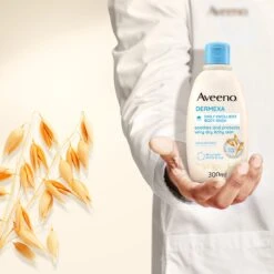 Aveeno Dermexa Daily Emollient Body Wash -Produits De Santé aveeno dermexa daily emollient body wash gel de douche apaisant 3
