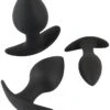 Black Velvets 3 Piece Anal Trainer Set -Produits De Santé black velvets 3 piece anal trainer set plug anal black
