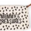 Childhome Mommy&apos;s Treasures Canvas Leopard -Produits De Santé childhome mommys treasures canvas leopard etui avec attache