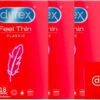 Durex Feel Thin 2+1 -Produits De Santé durex feel thin 21 preservatifs conditionnement avantageux