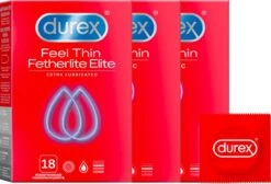 Durex Feel Thin Extra Lubricated 2+1