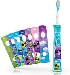 Philips Sonicare For Kids 3+ HX6322/04 -Produits De Santé philips sonicare for kids 3 hx6322 04 brosse a dents electrique sonique pour enfant avec bluetooth 5