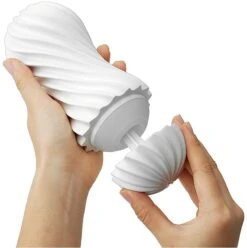 Tenga Flex Silky White -Produits De Santé tenga flex silky white masturbateur masculin 4